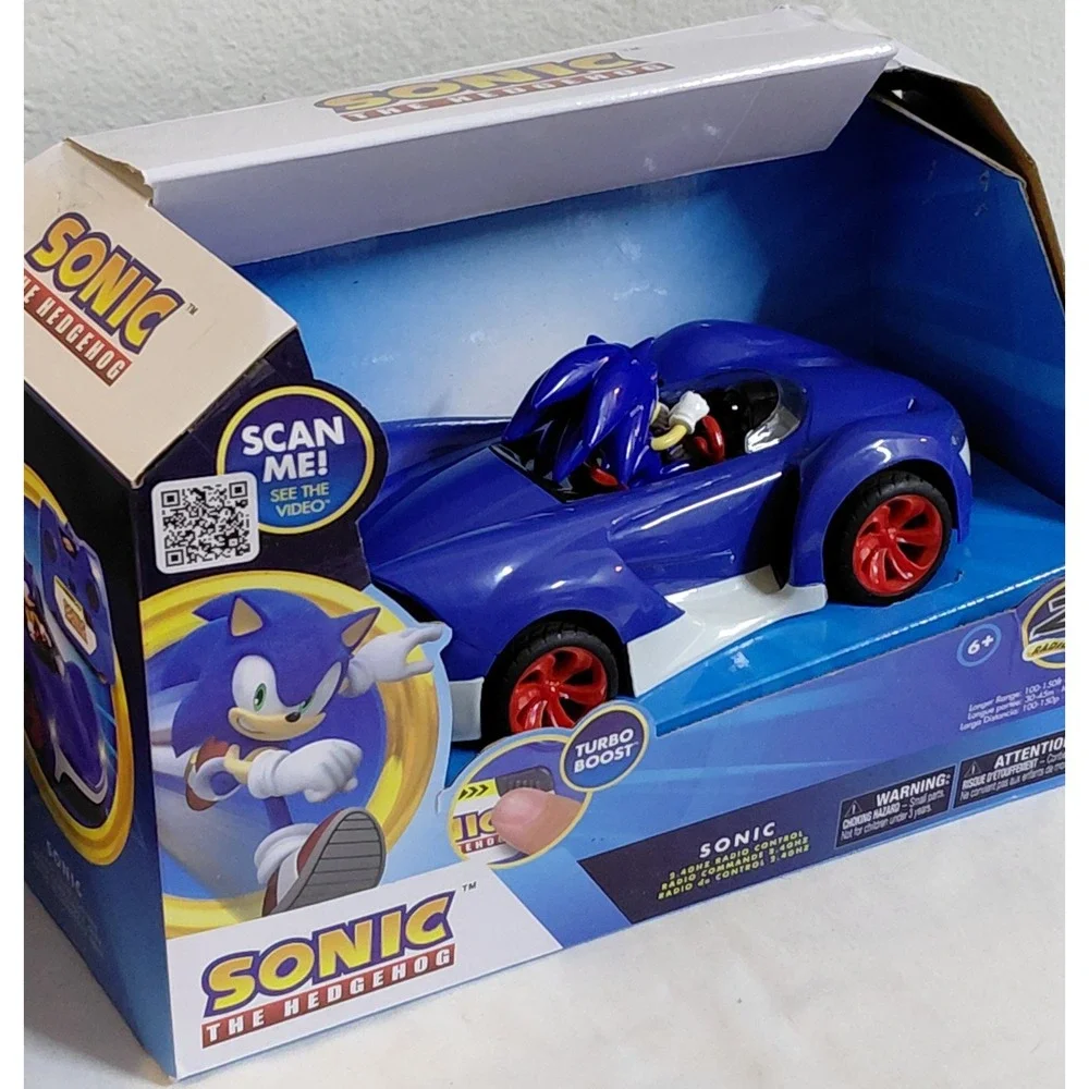Sonic The Hedgehog 2.4GHz RC Radio Control Car Turbo Boost NKOK w/ Box